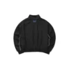 Veste zippée à imprimé cœur et lettres « Black »