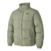 Waterproof Doudoune imprimée de lettres « Olive Green »
